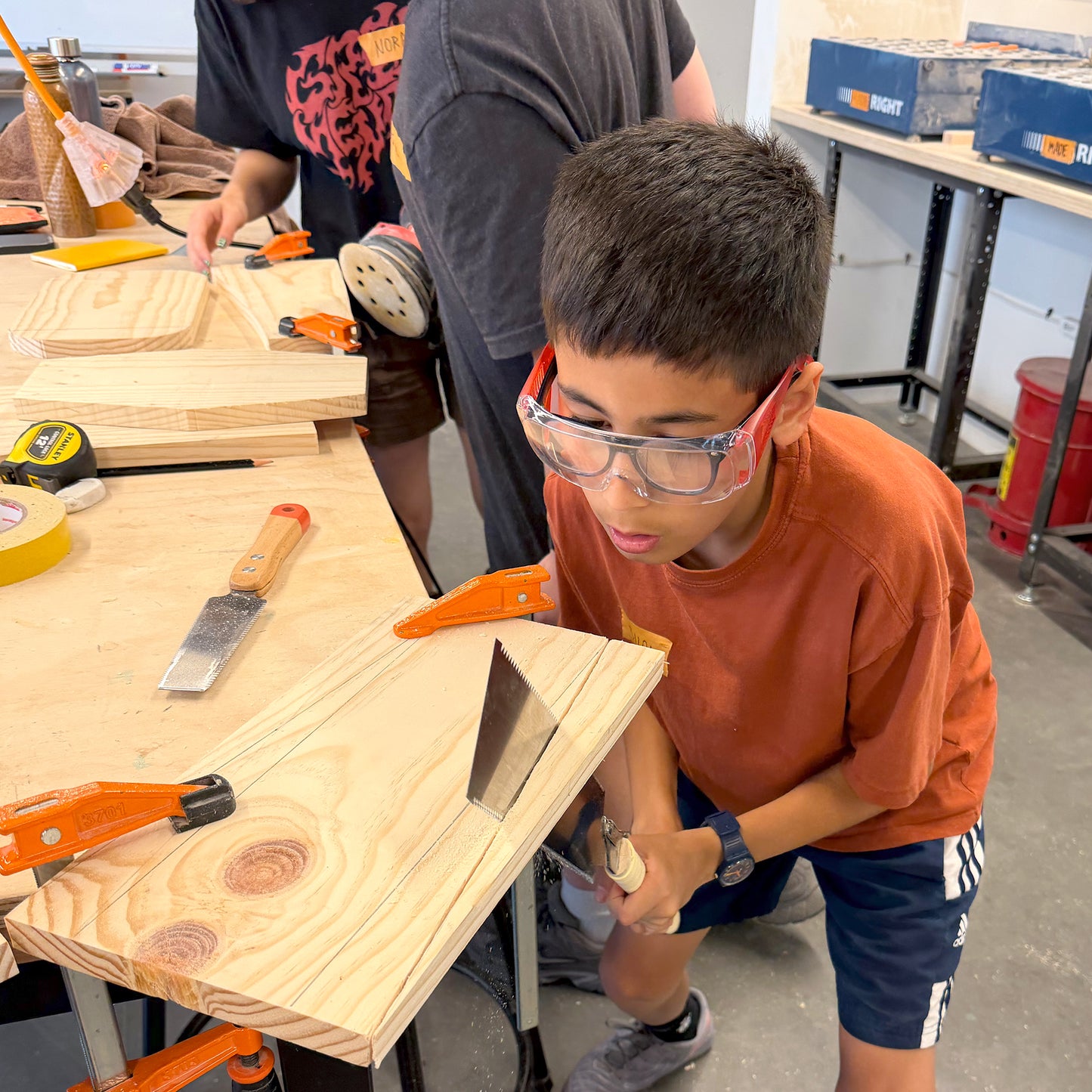 Woodworking Camp Ages 9 - 13: Mornings
