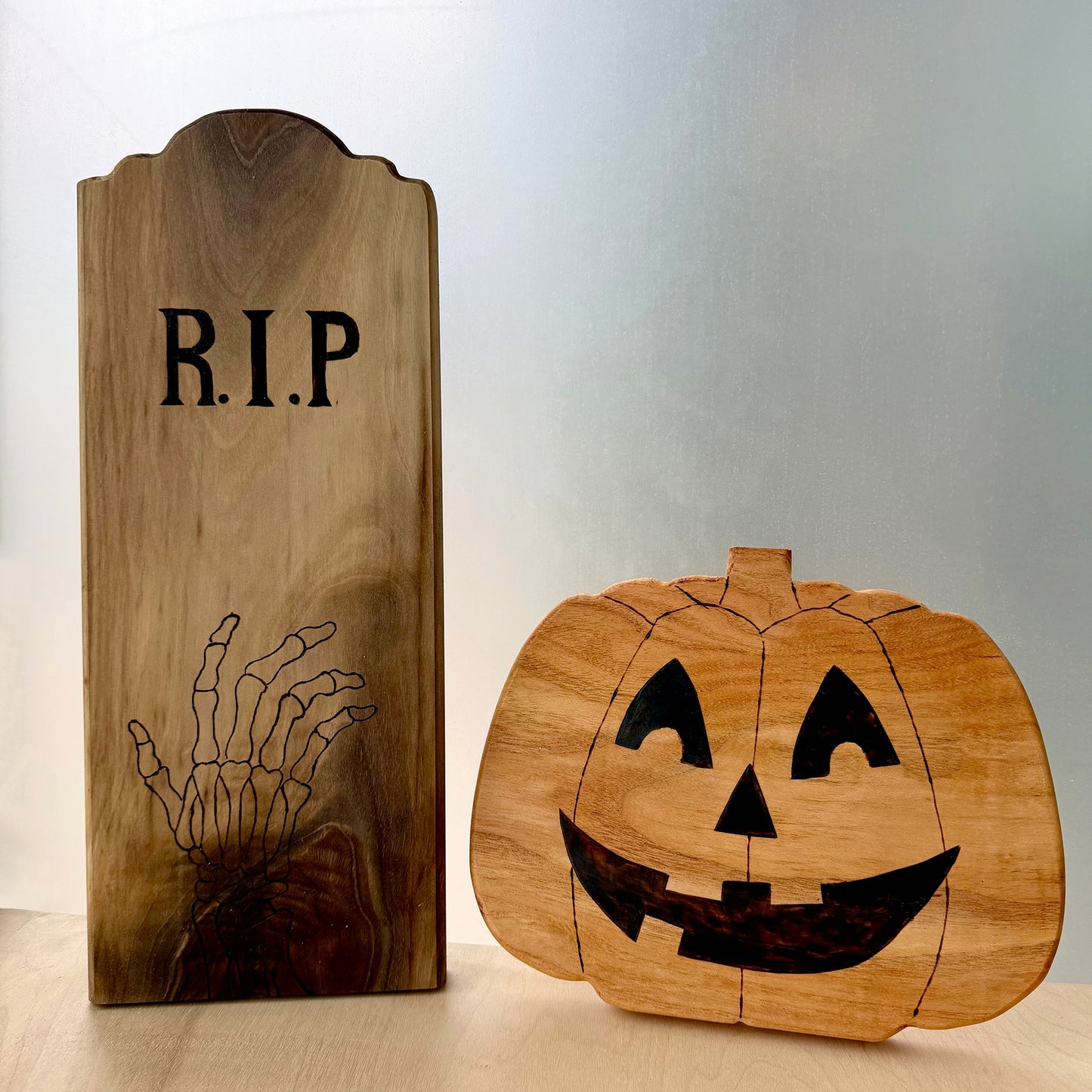 Halloween Wood Charcuterie Board