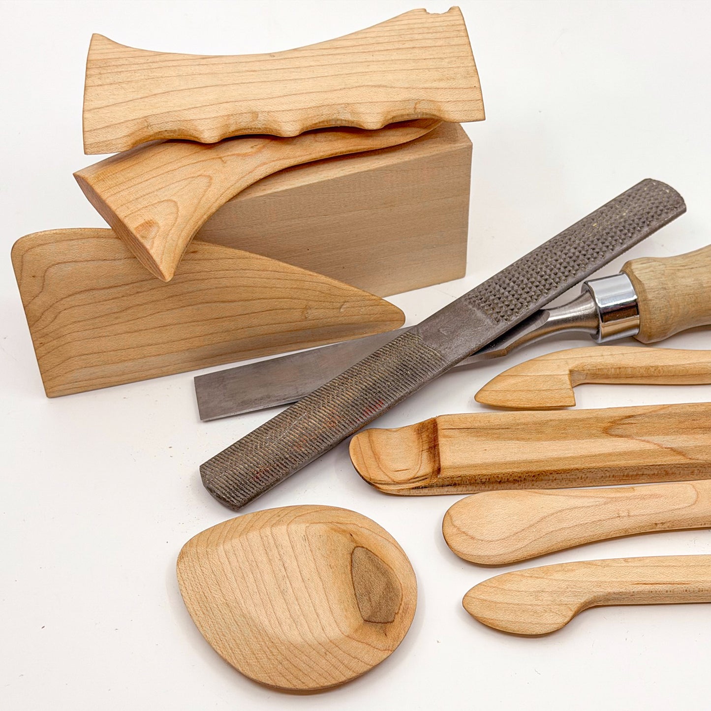 Handmade Wooden Pottery Tools